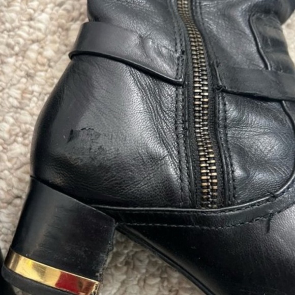 TORY BURCH RIDING HEELED KNEE HIGH BOOTS - Picture 8 of 16